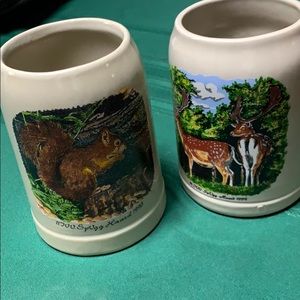 Pair of German beer mugs